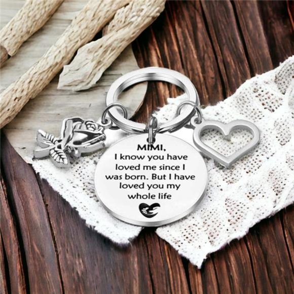 Mimi I Know You Have Loved Me Since I Was Born Keychain | Mimi Grandma Present - Picture 2 of 8